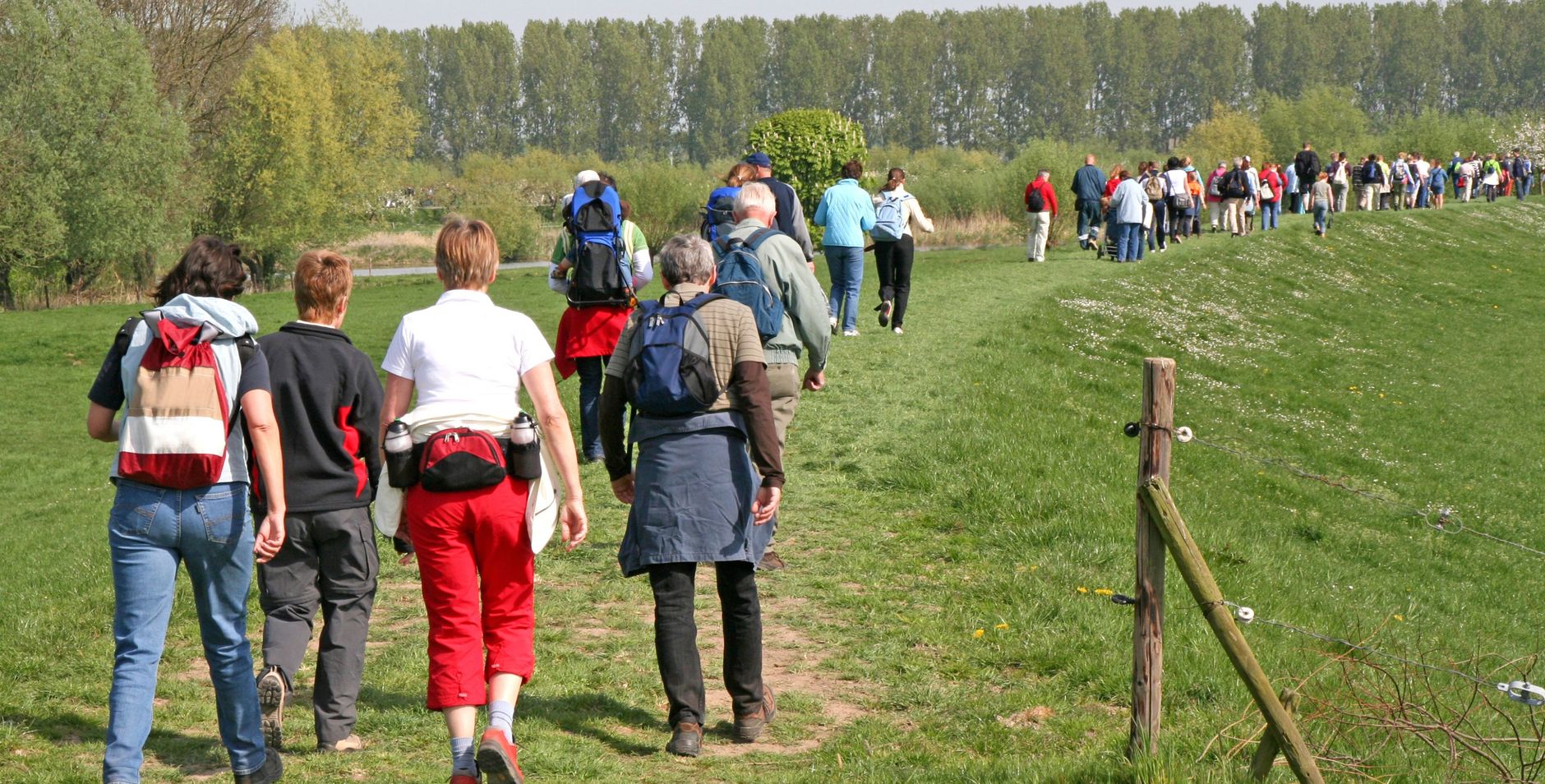 Wandeltocht door de natuur
