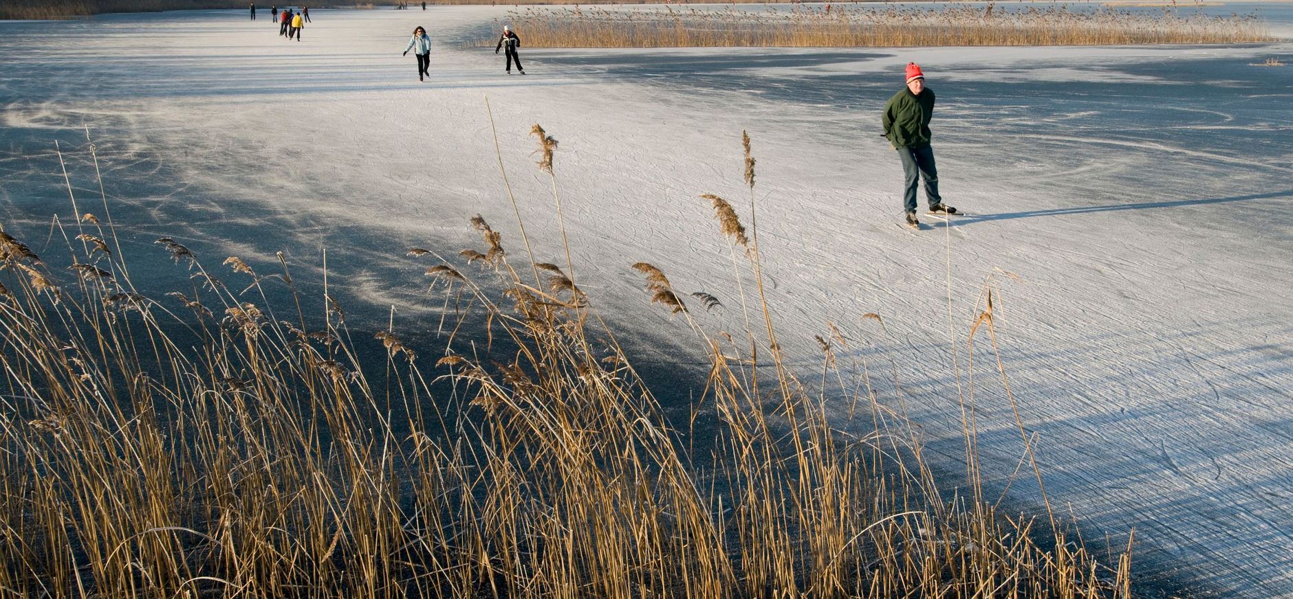 Schaatsen op natuurijs