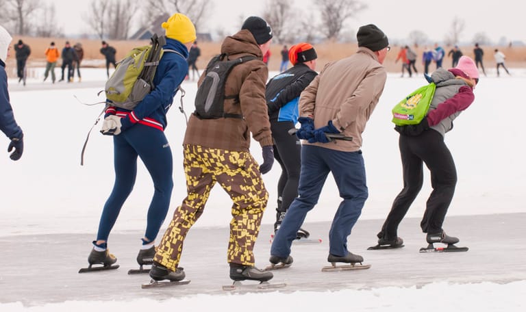 Schaatsen op De Wieden