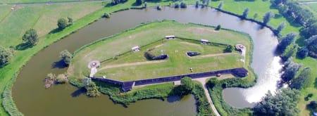Luchtfoto Fort Waver-Amstel