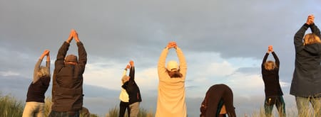 Deelnemers van de Meditatie wandeling Zwanenwater