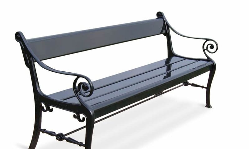 Parkbank Zeus 180 - aluminium zwart / prijs: € 1.920 Parkbank Zeus 180 - aluminium zwart / prijs: € 1.920