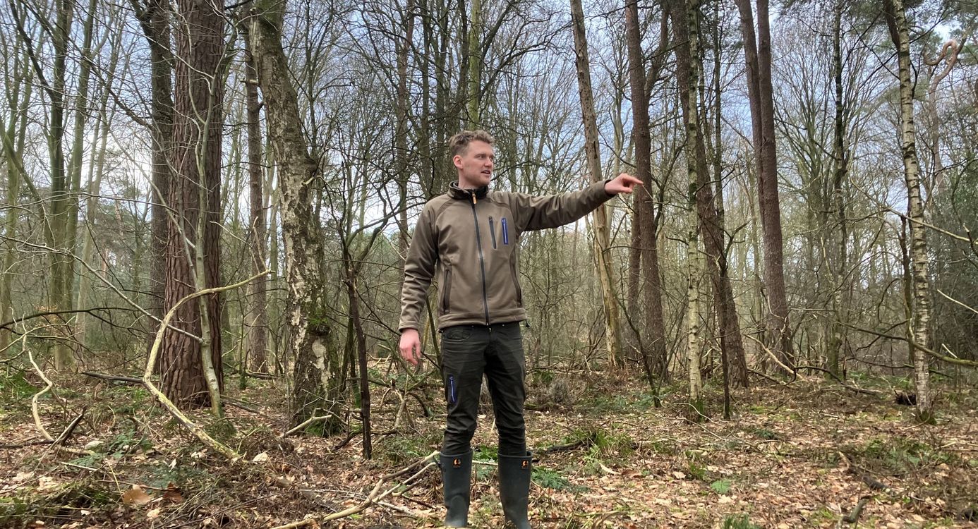 Boswachter Peter Muileman bosbeheer Velhorst