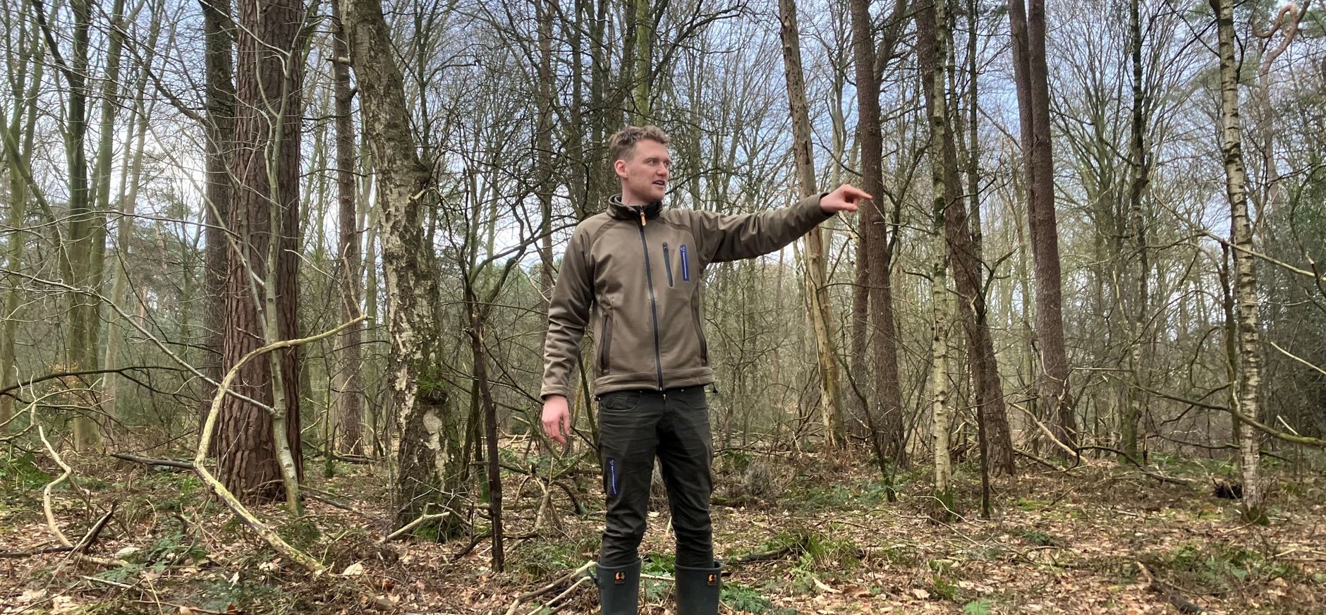 Boswachter Peter Muileman bosbeheer Velhorst