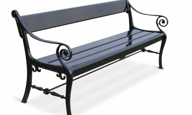 Parkbank Zeus 180 - aluminium zwart / prijs: € 1.920 Parkbank Zeus 180 - aluminium zwart / prijs: € 1.920