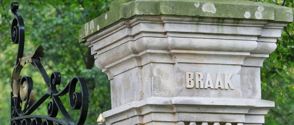 Toegangshek de Braak Detail