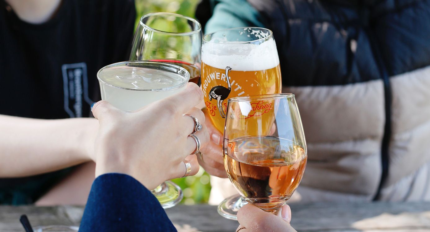 Met je groep een drankje doen.