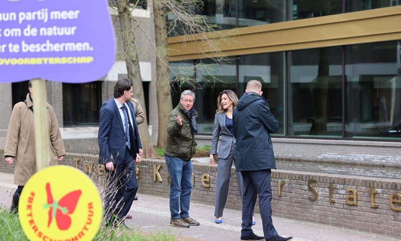Pim van der Feltz en Dilan Yeşilgöz-Zegerius Pim van der Feltz en Dilan Yeşilgöz-Zegerius
