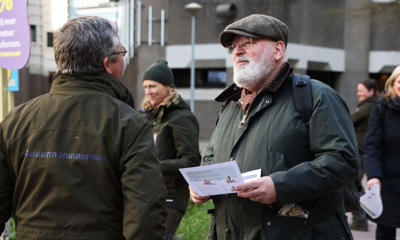 Pim van der Feltz en Frans Timmermans Pim van der Feltz en Frans Timmermans