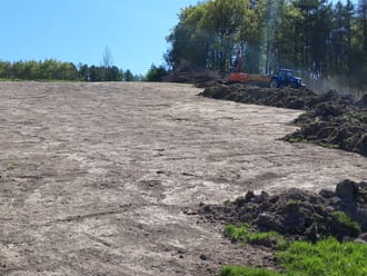 Plaggen op de kalkgraslanden