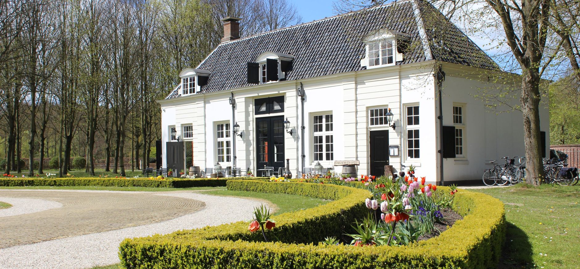 Zicht op de Brasserie Beeckestijn