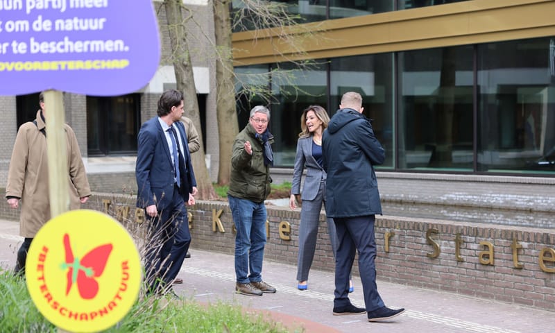 Pim van der Feltz en Dilan Yeşilgöz-Zegerius Pim van der Feltz en Dilan Yeşilgöz-Zegerius