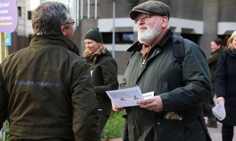 Pim van der Feltz en Frans Timmermans Pim van der Feltz en Frans Timmermans