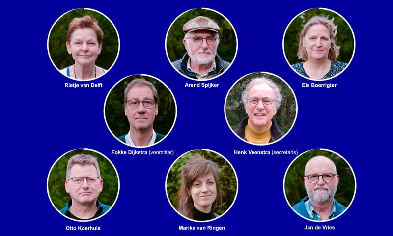 Foto's van de leden van de ledencommissie