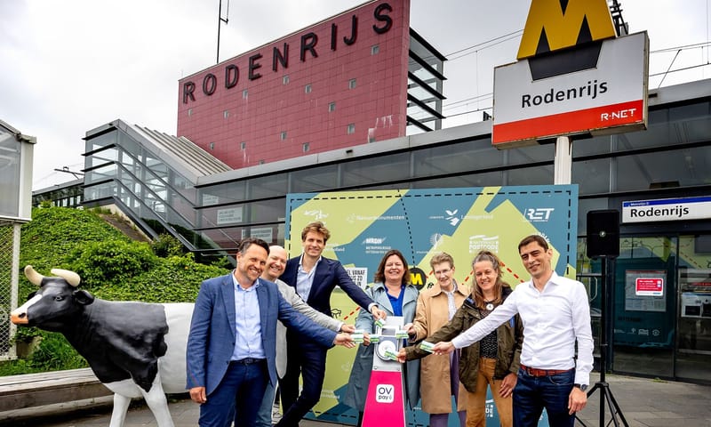 De opening van Groene Halte Rodenrijs