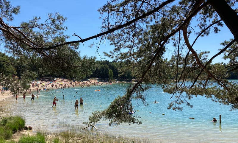 Zwemmen Blauwe Meer