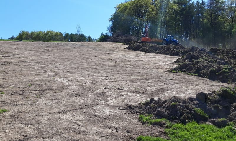 Afschrapen bovenlaag