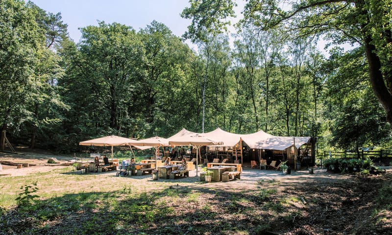 Woodz vanaf de zijkant