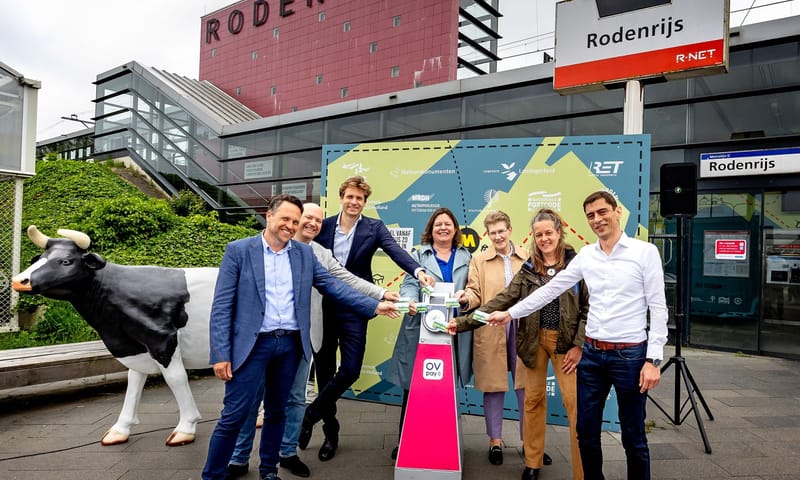 De opening van Groene Halte Rodenrijs