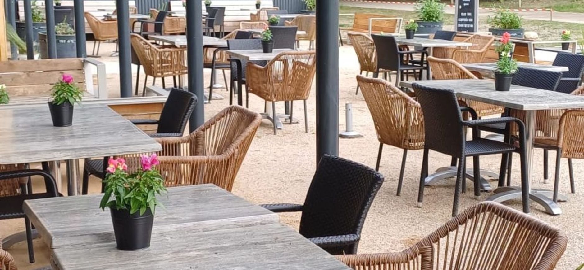 Terras van het Proeflab