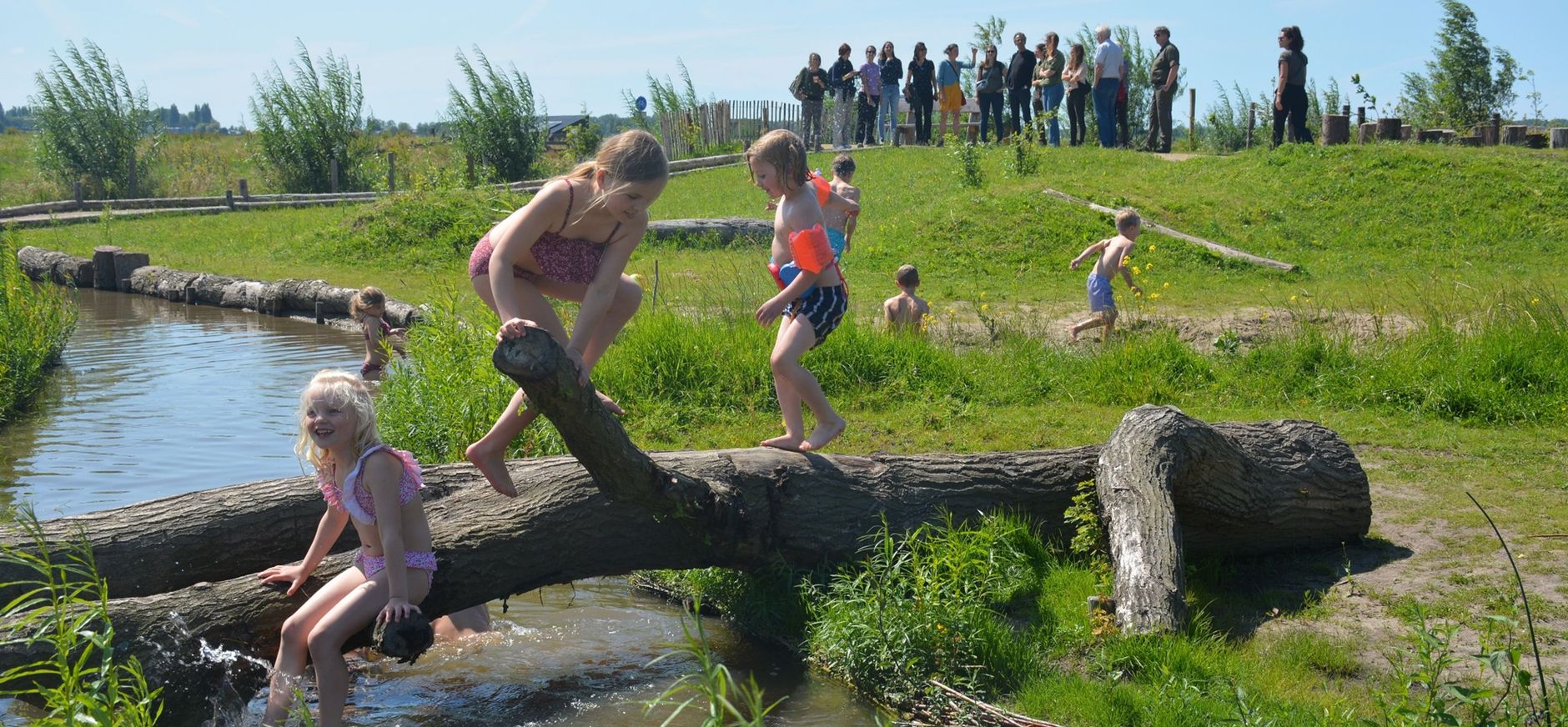 Opening Speelnatuur van OERRR Belevenisboerderij Schieveen