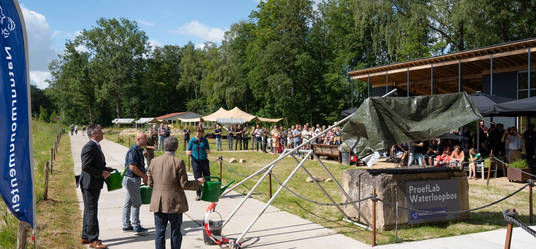 Openingshandeling ProefLab Waterloopbos