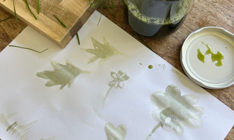 Schilderen met gras