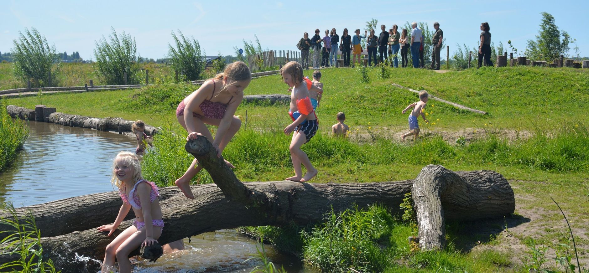 Opening Speelnatuur van OERRR Belevenisboerderij Schieveen