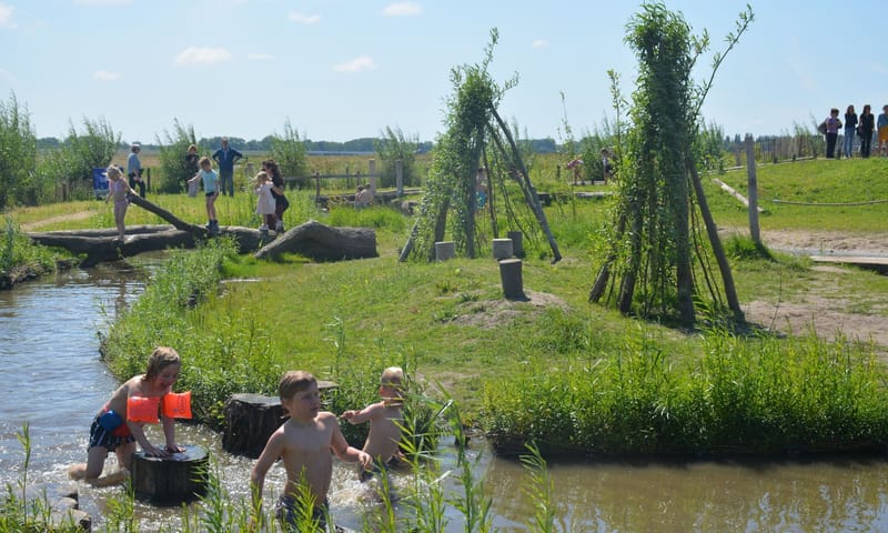 Speelnatuur van OERRR Belevenisboerderij Schieveen