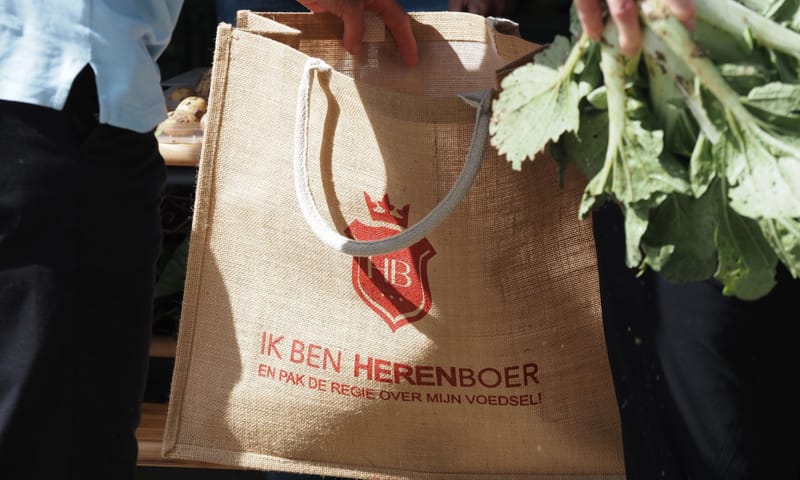 Jute zak Herenboeren Rhoon