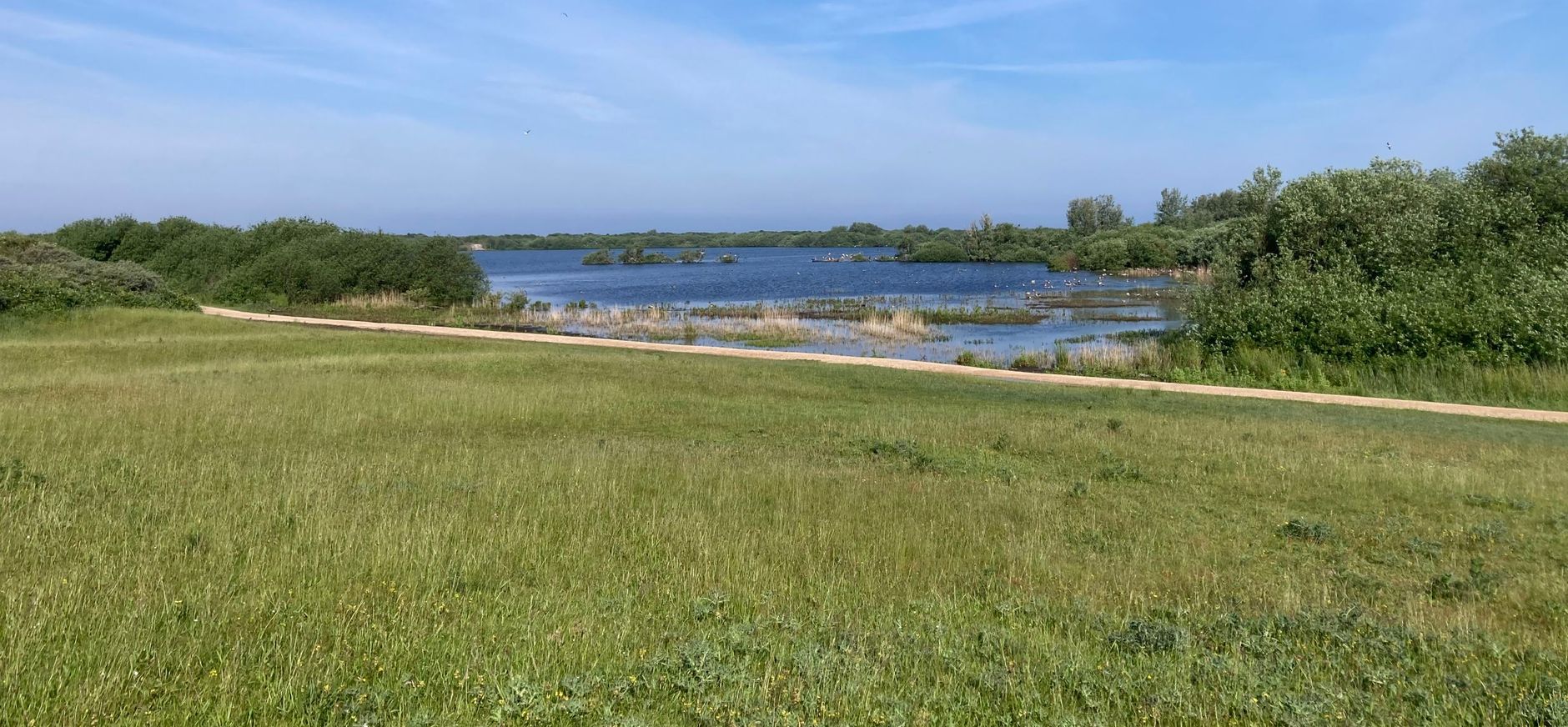 Uitzicht op de Westerplas