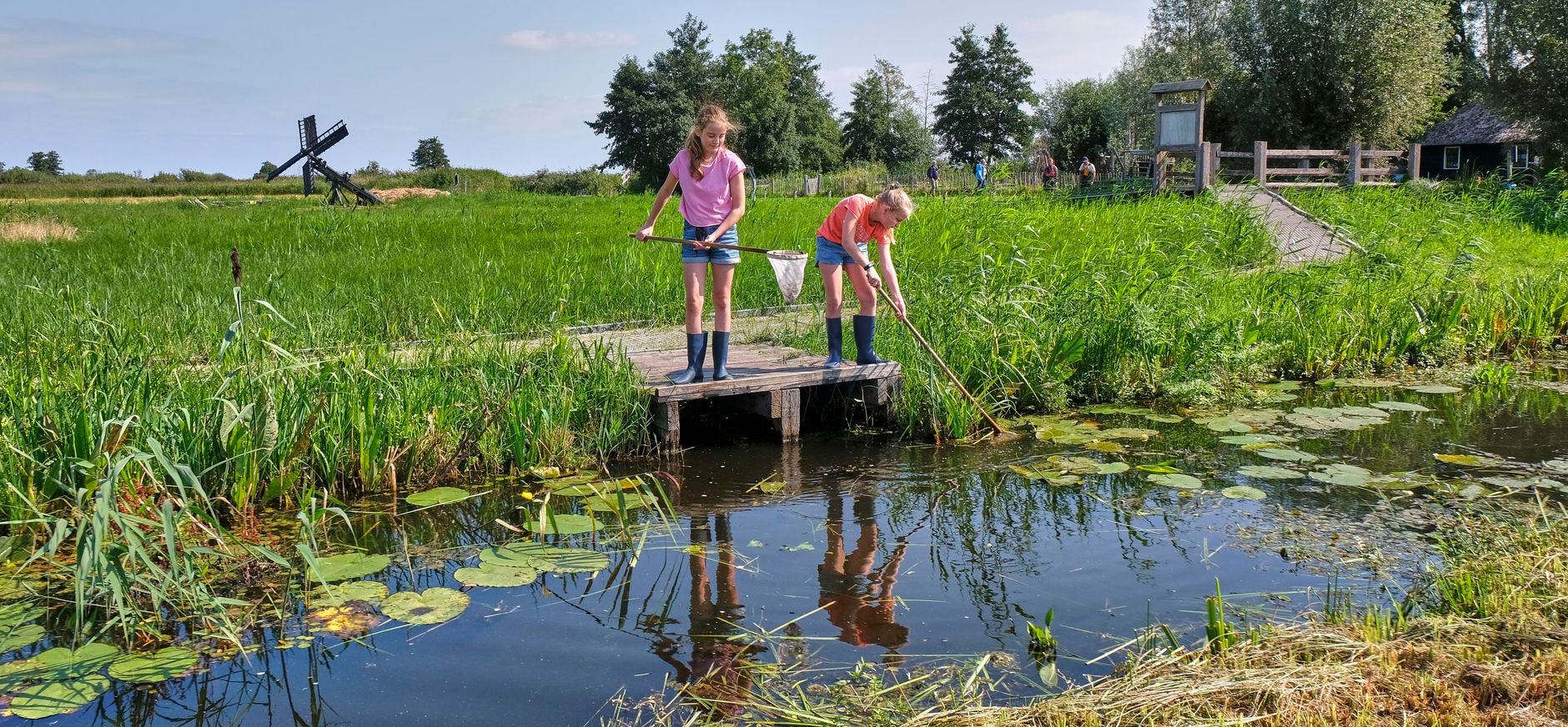 waterbeestjes vangen