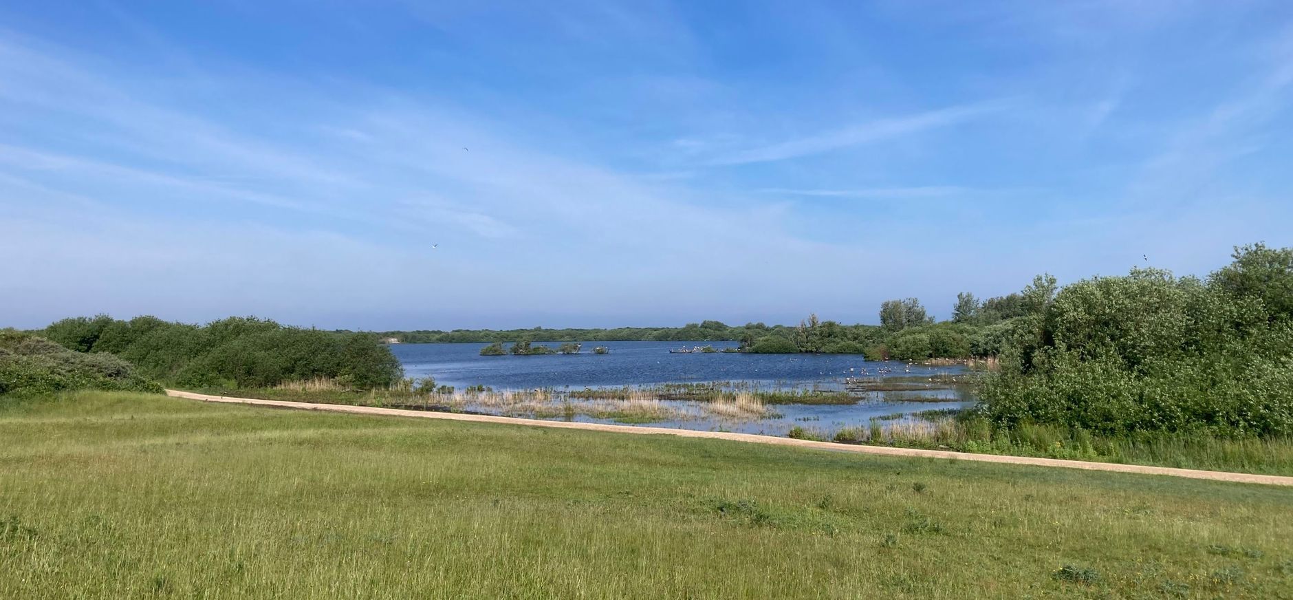 Uitzicht op de Westerplas