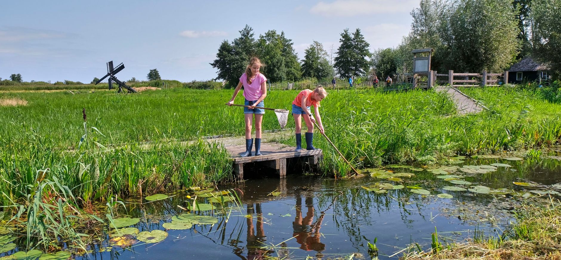 waterbeestjes vangen