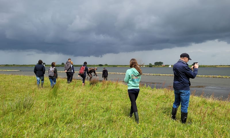 Excursie over de Middelplaten