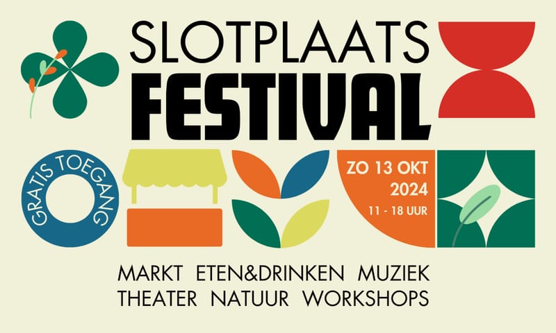 Illustratieve afbeelding met informatie over het Slotplaatsfestival