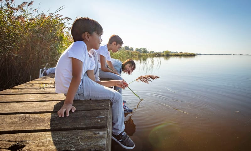 Ontspannen aan het water