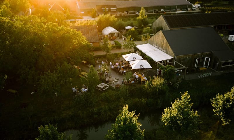 Gasterij Wielrevelt luchtfoto