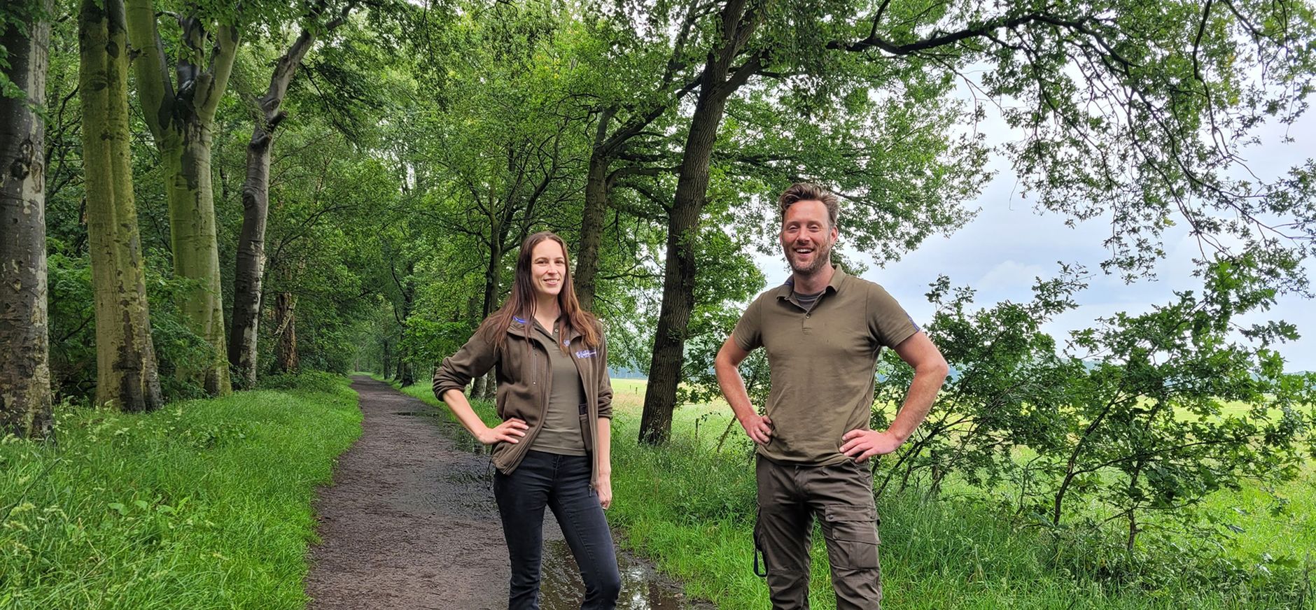Elvira en Otto op landgoed Visdonk