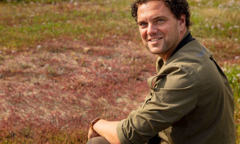Boswachter Paul Begijn in Nationaal Park Oosterschelde.