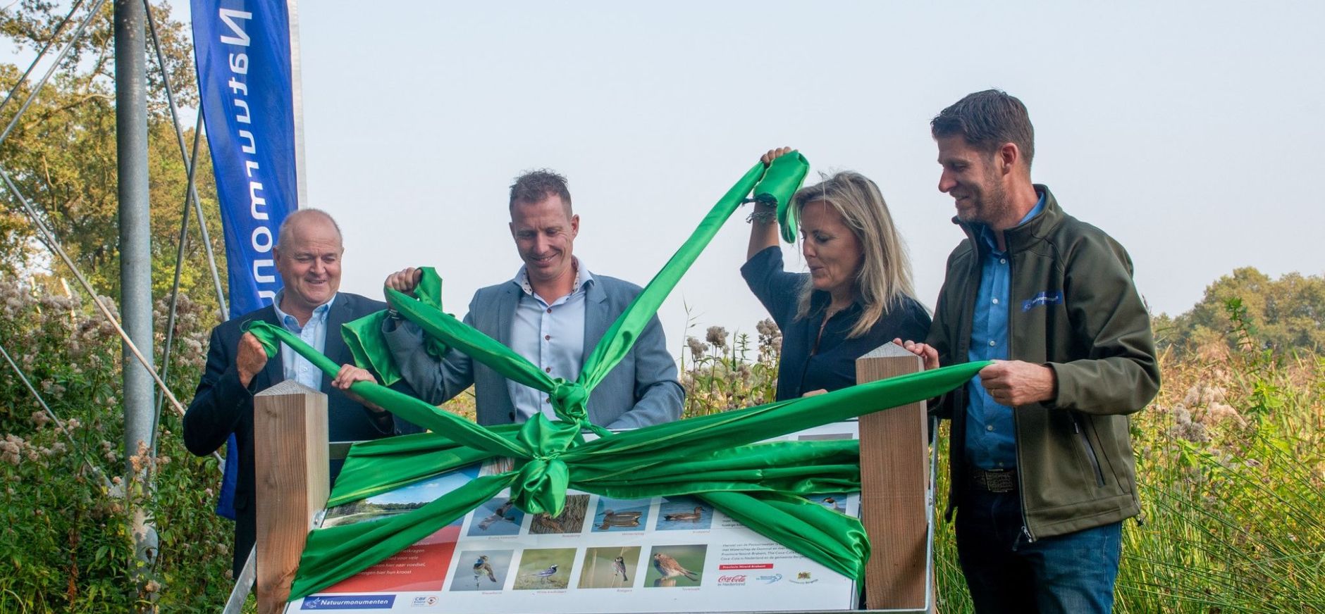 Onthulling vogelpaneel Pastoorsweijer Onthulling vogelpaneel Pastoorsweijer