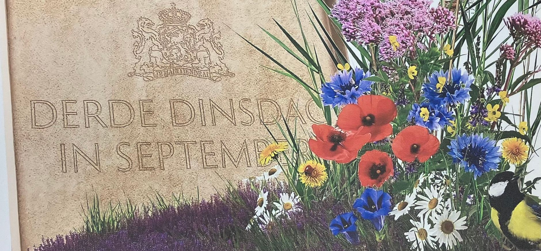 Koffer van Prinsjesdag vol planten