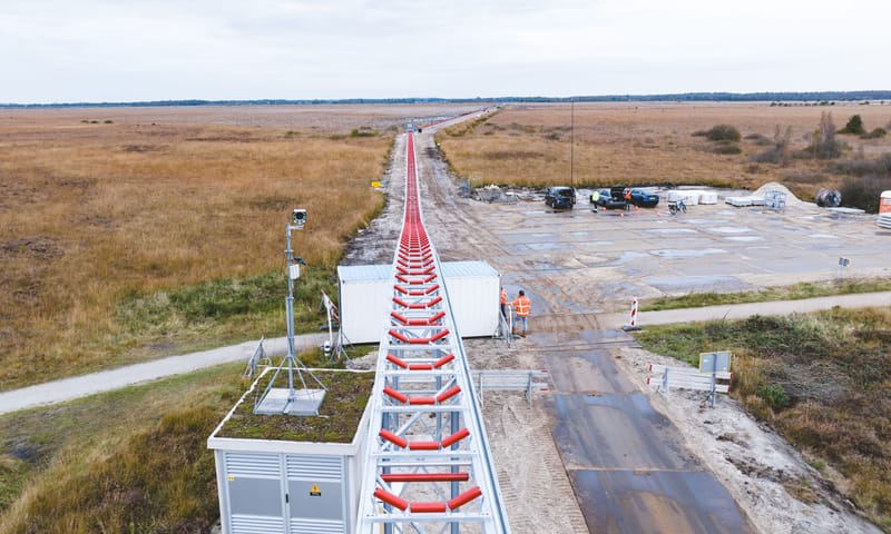 Elektrische transportband voor zand en leem Elektrische transportband voor zand en leem