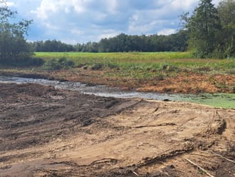 Doorzicht van natuurverbinding in de Vuntus, Loosdrecht