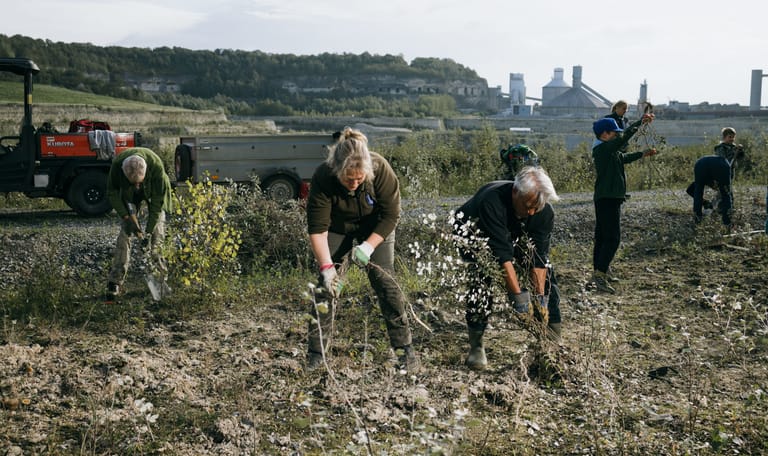 natuurwerkdag ENCI-groeve