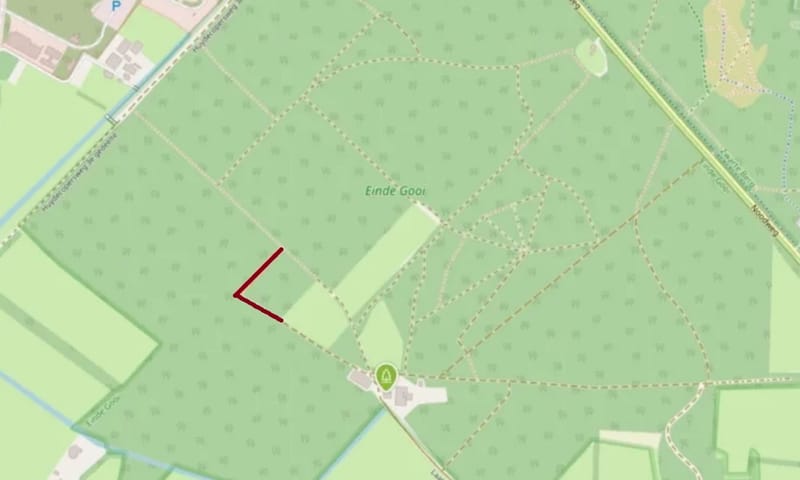 Afgesloten pad Einde Gooi