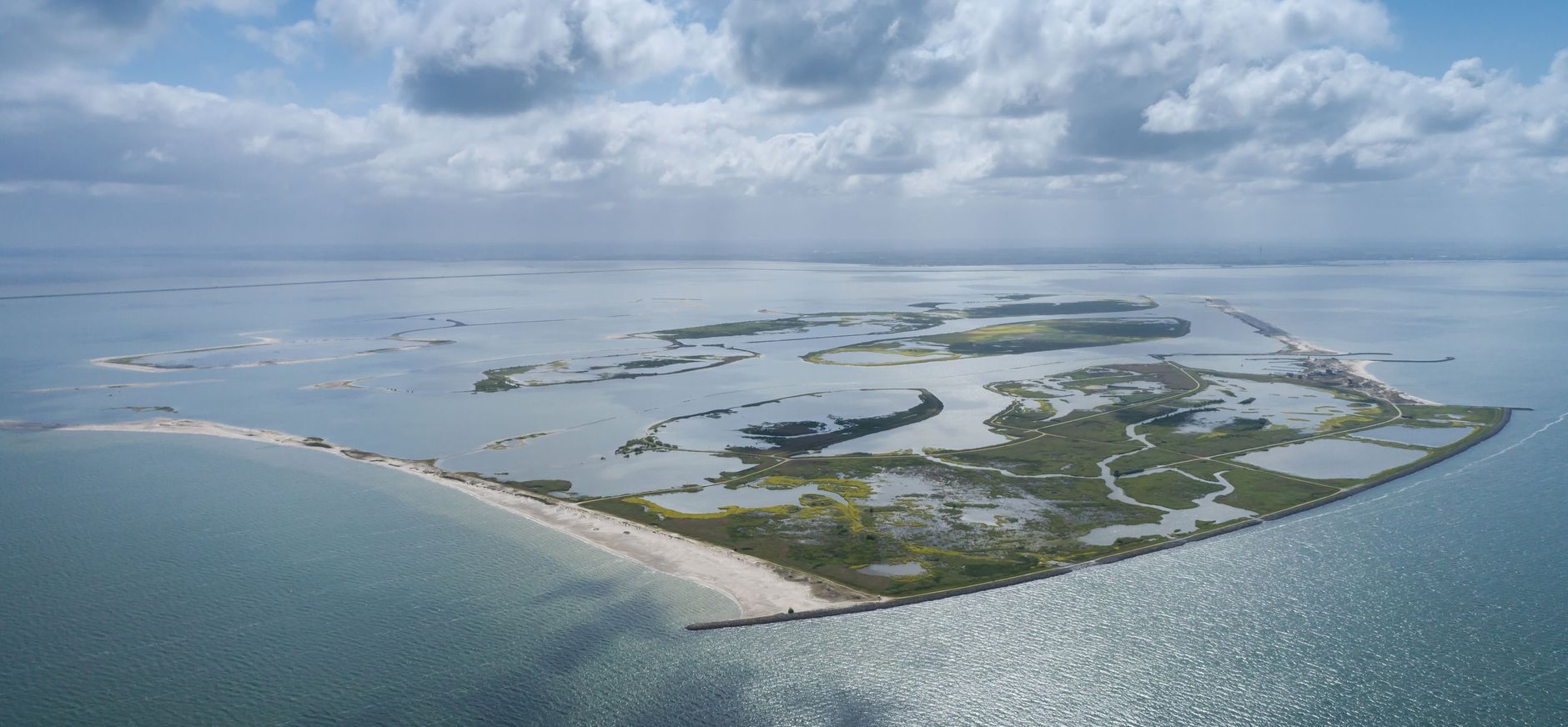 Marker Wadden vanuit de lucht Marker Wadden vanuit de lucht