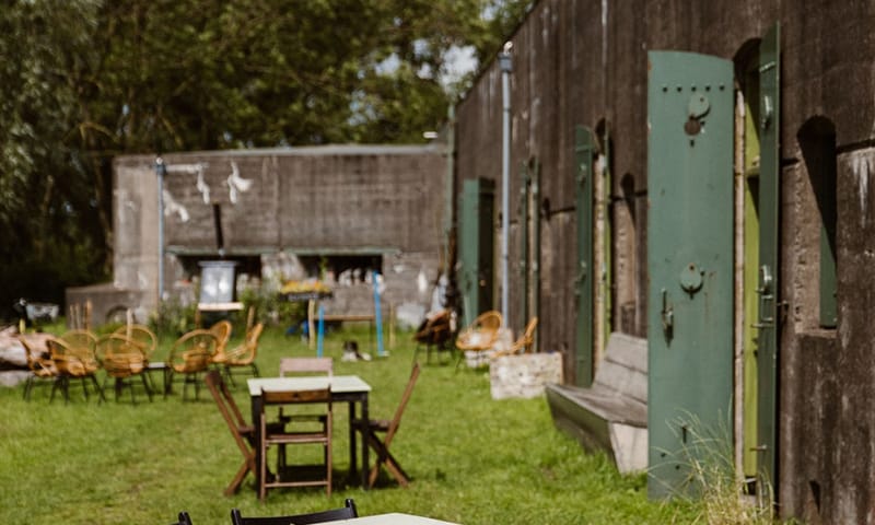 Terras bij Fort Nigtevecht