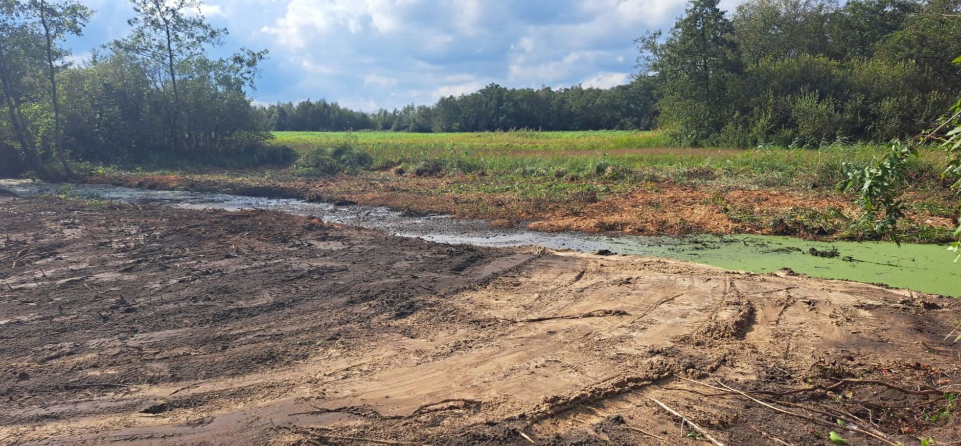 Doorzicht van natuurverbinding in de Vuntus, Loosdrecht