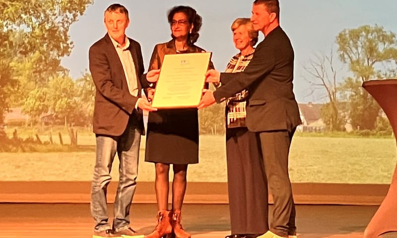 Uitreiking Unescocertificaat Uitreiking Unescocertificaat